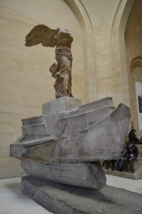 The Winged Victory of Samothrace in the Musée du Louvre