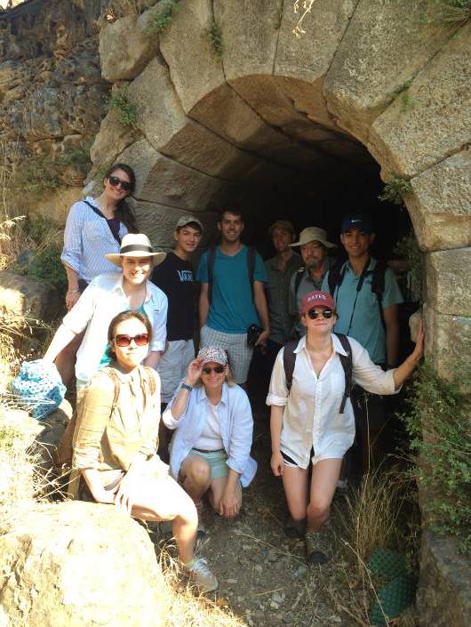 Archaeological and Conservation team, Samothrace 2015, Photograph taken by A. Green.